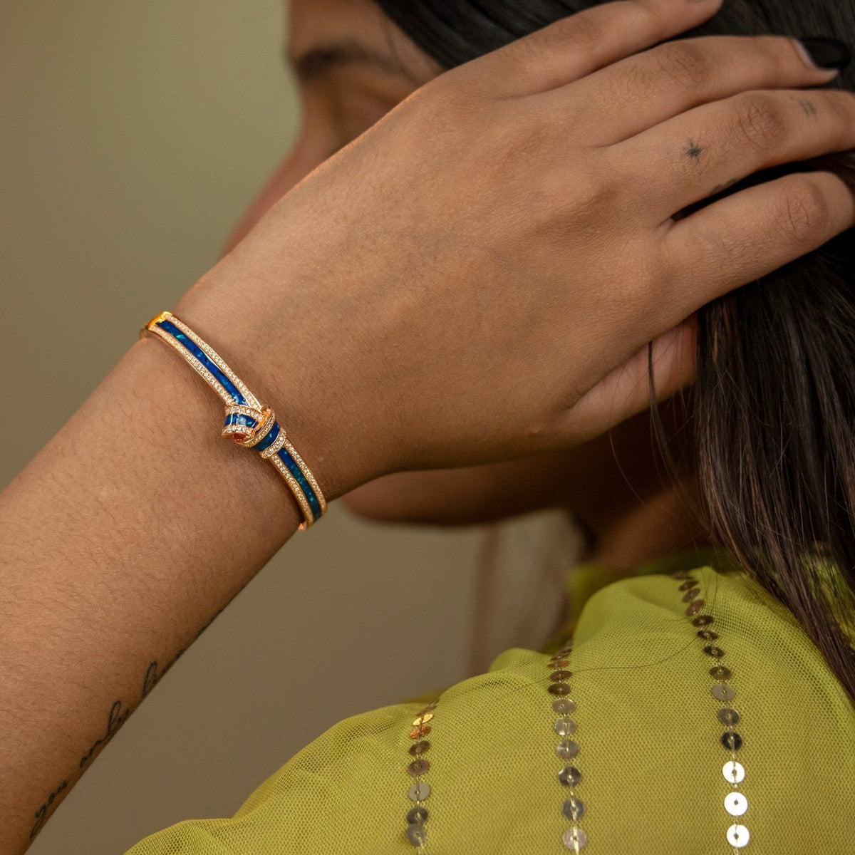 Knot Cuff Bangle - Miraura Jewels
