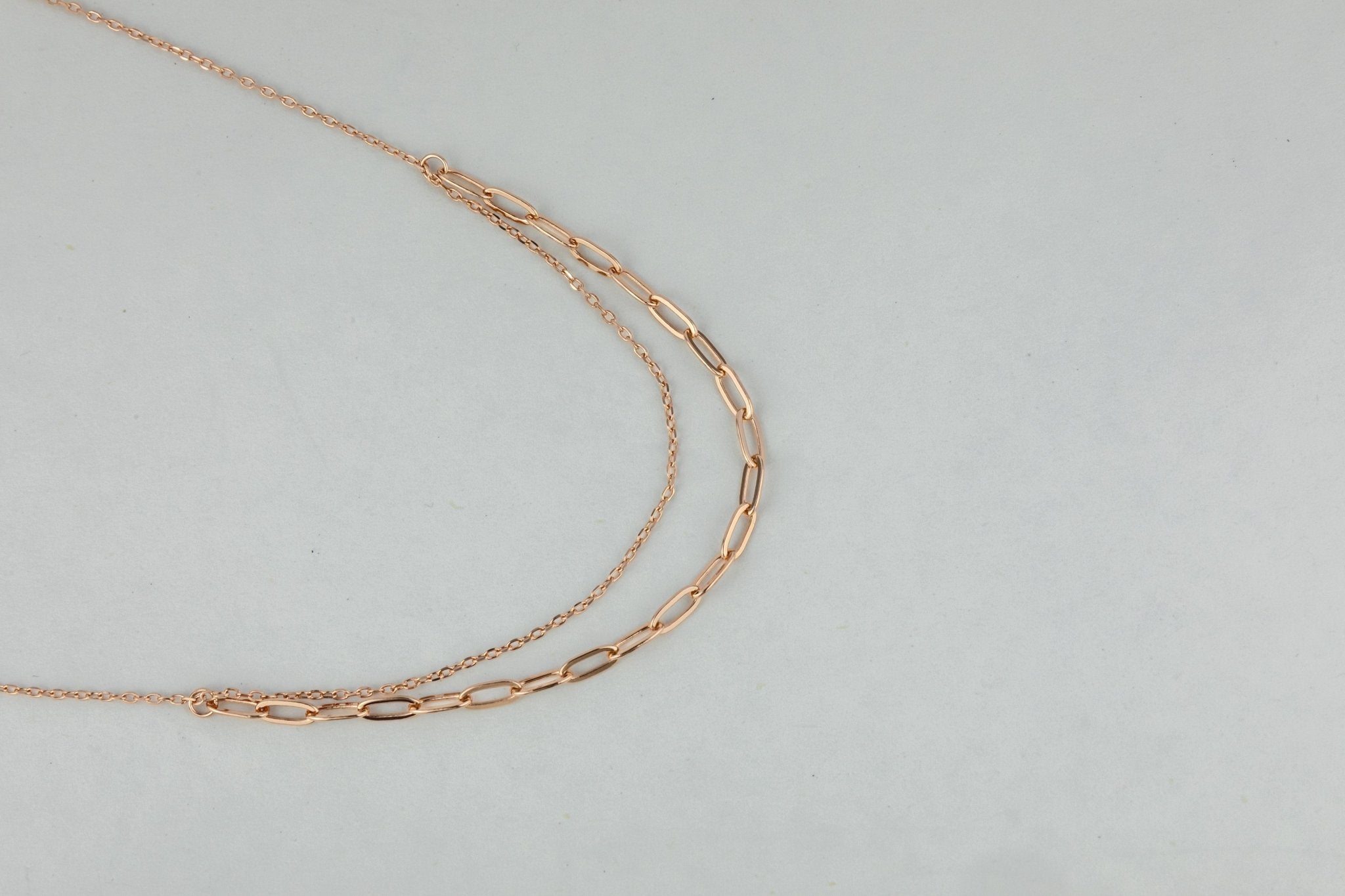 Layered Link Necklace - Miraura Jewels