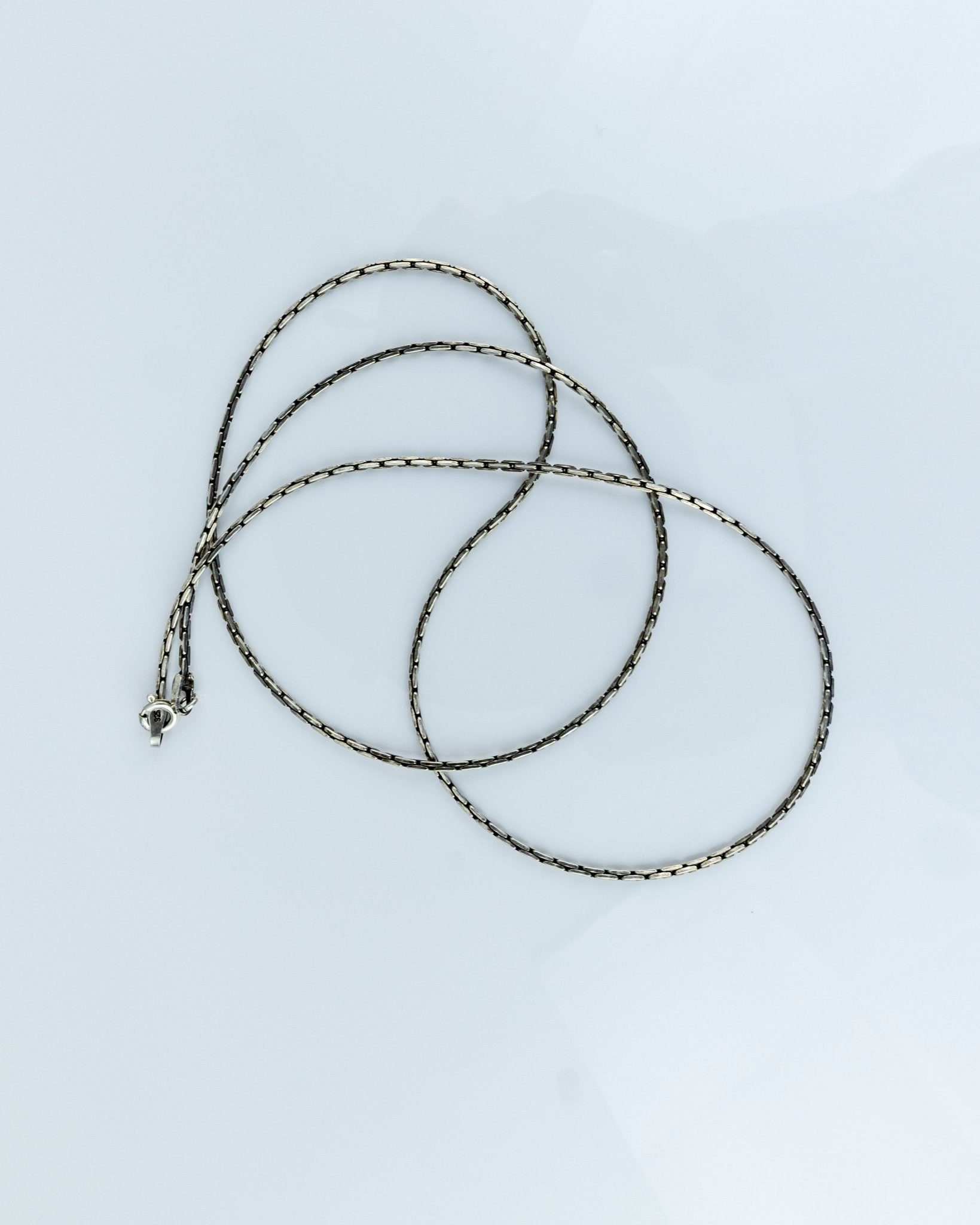 Men's Minimalist Oxidized Venetian Chain - Miraura Jewels
