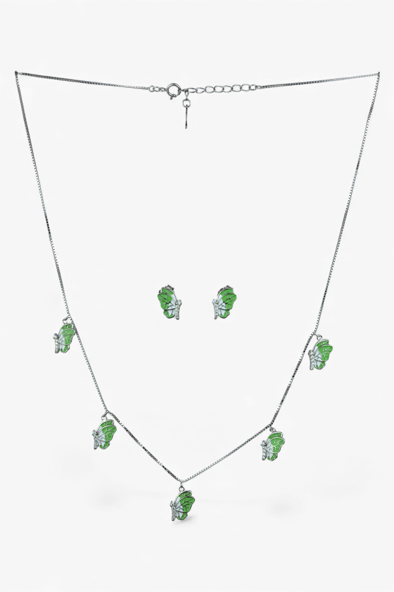 Mint Leaf Charm Set - Miraura Jewels