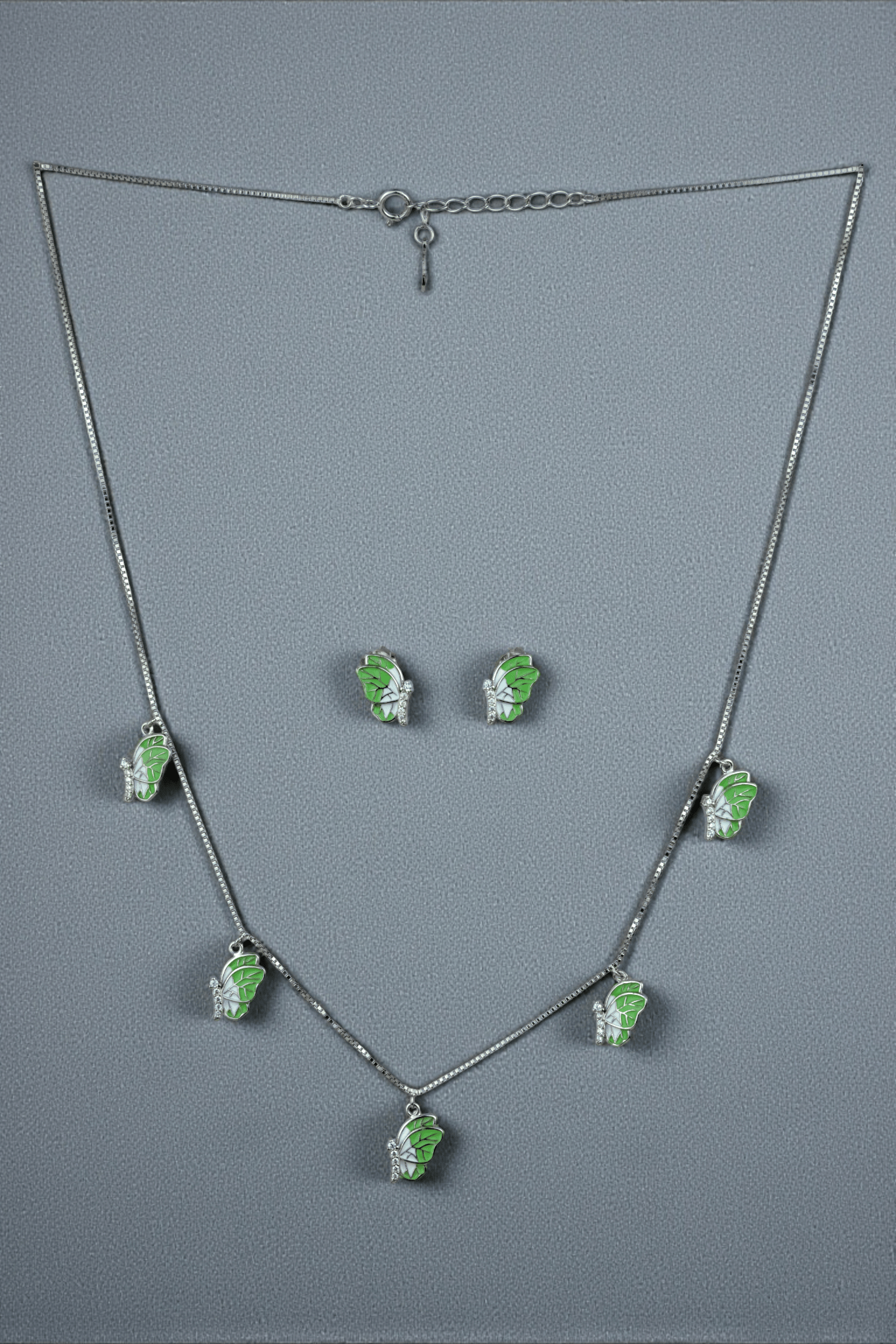 Mint Leaf Charm Set - Miraura Jewels