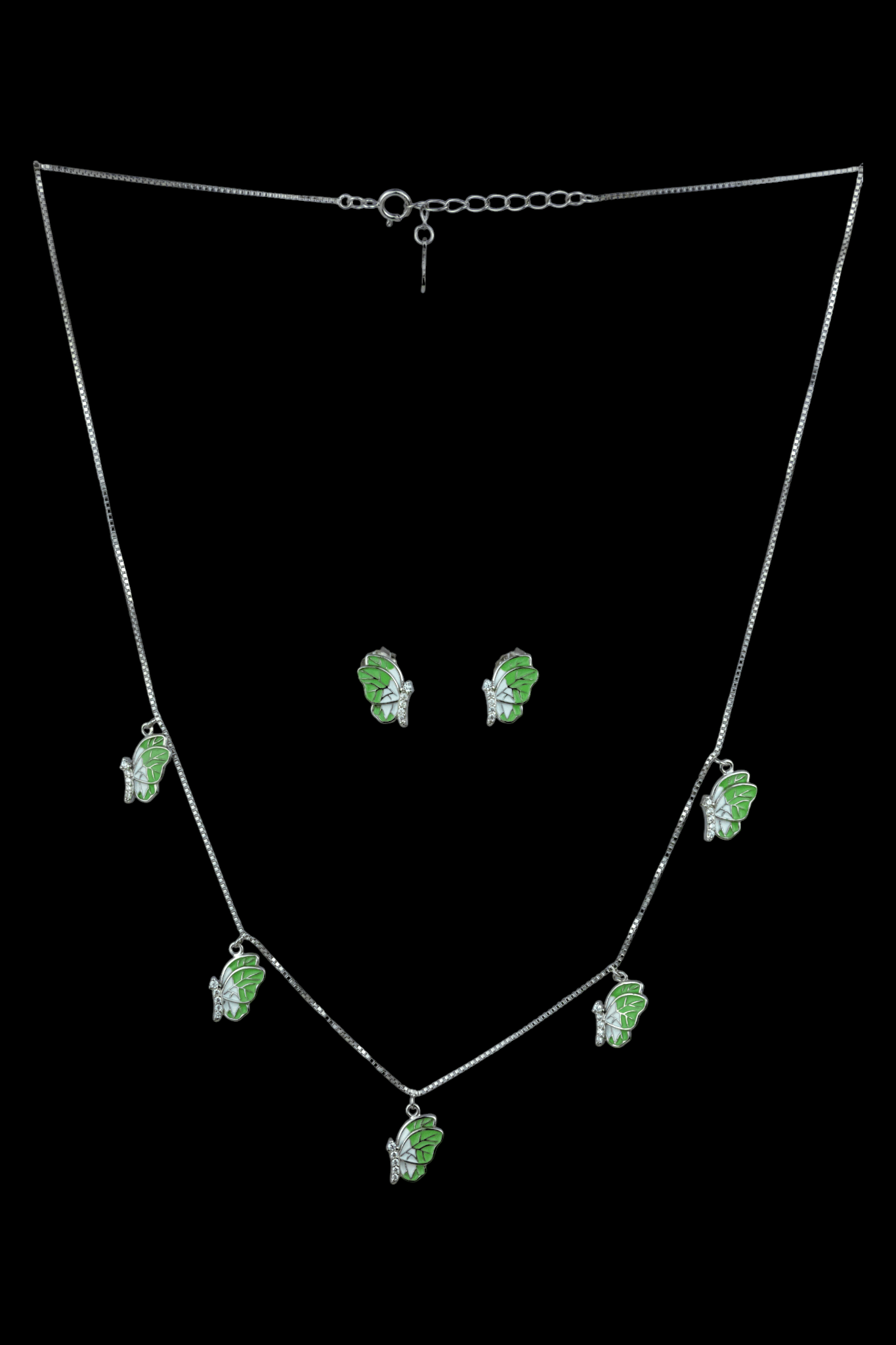 Mint Leaf Charm Set - Miraura Jewels