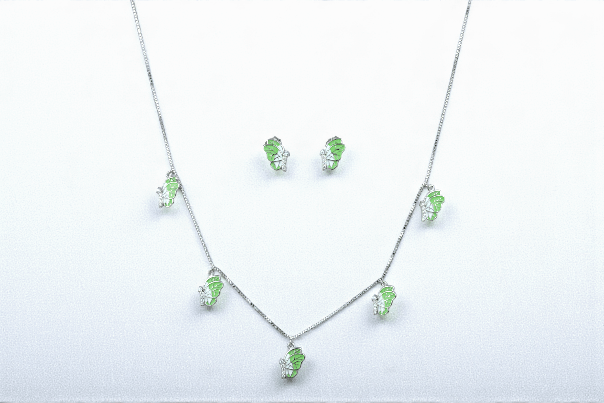 Mint Leaf Charm Set - Miraura Jewels