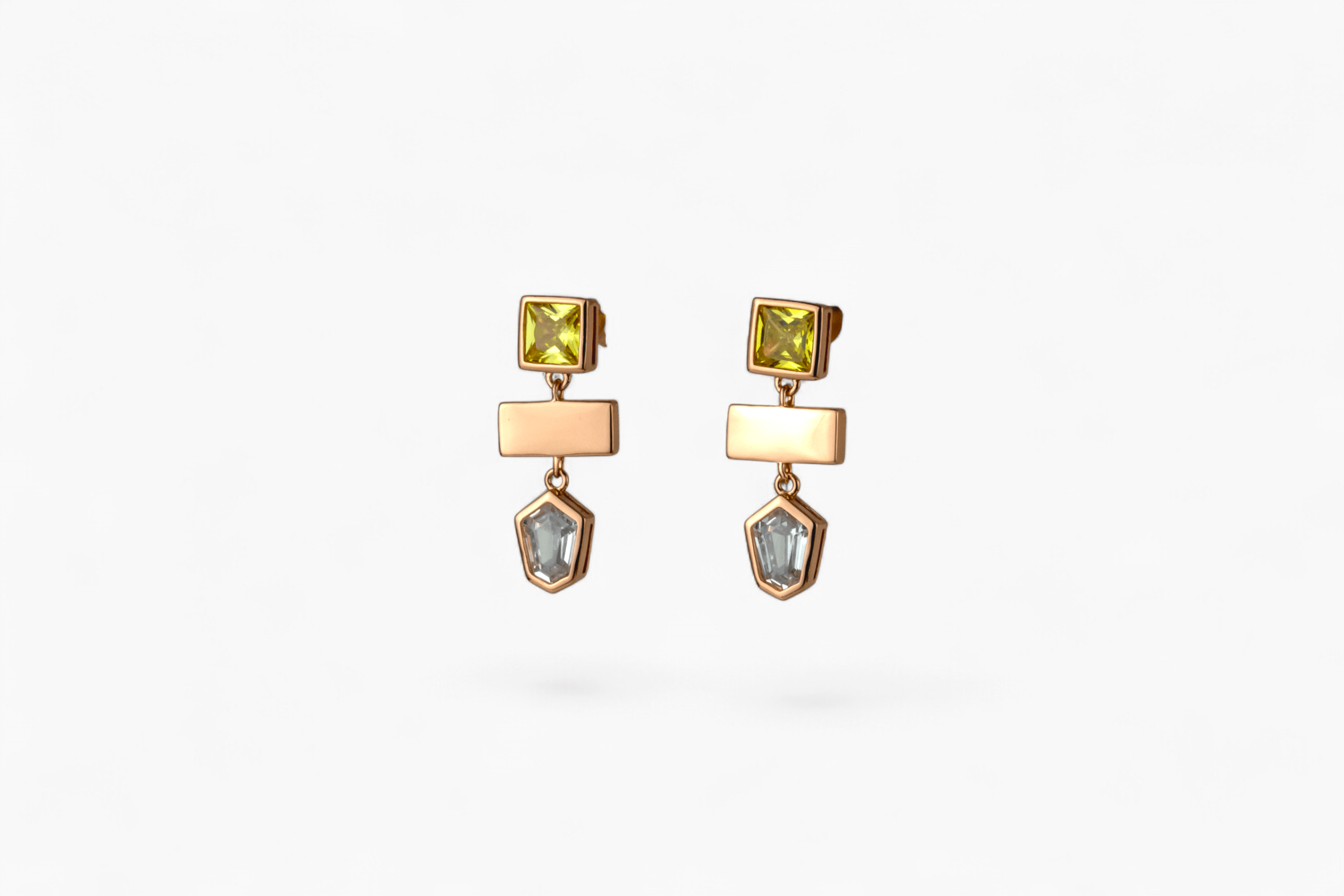 Multi - Stone Drop Earrings - Miraura Jewels