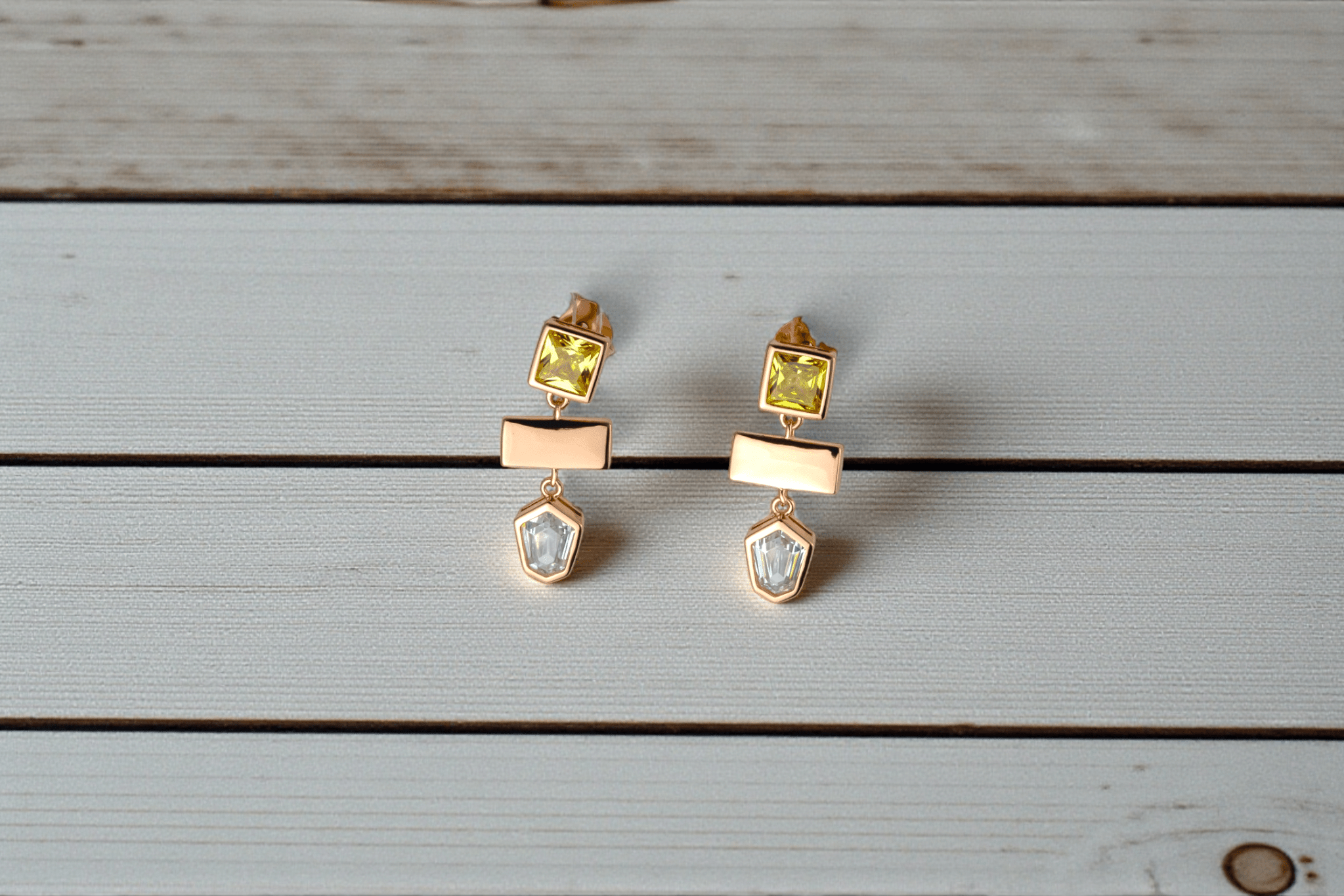 Multi - Stone Drop Earrings - Miraura Jewels