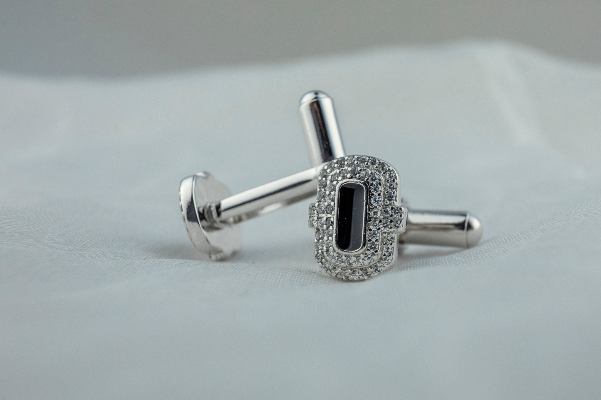 Onyx Royale cufflink - Miraura Jewels