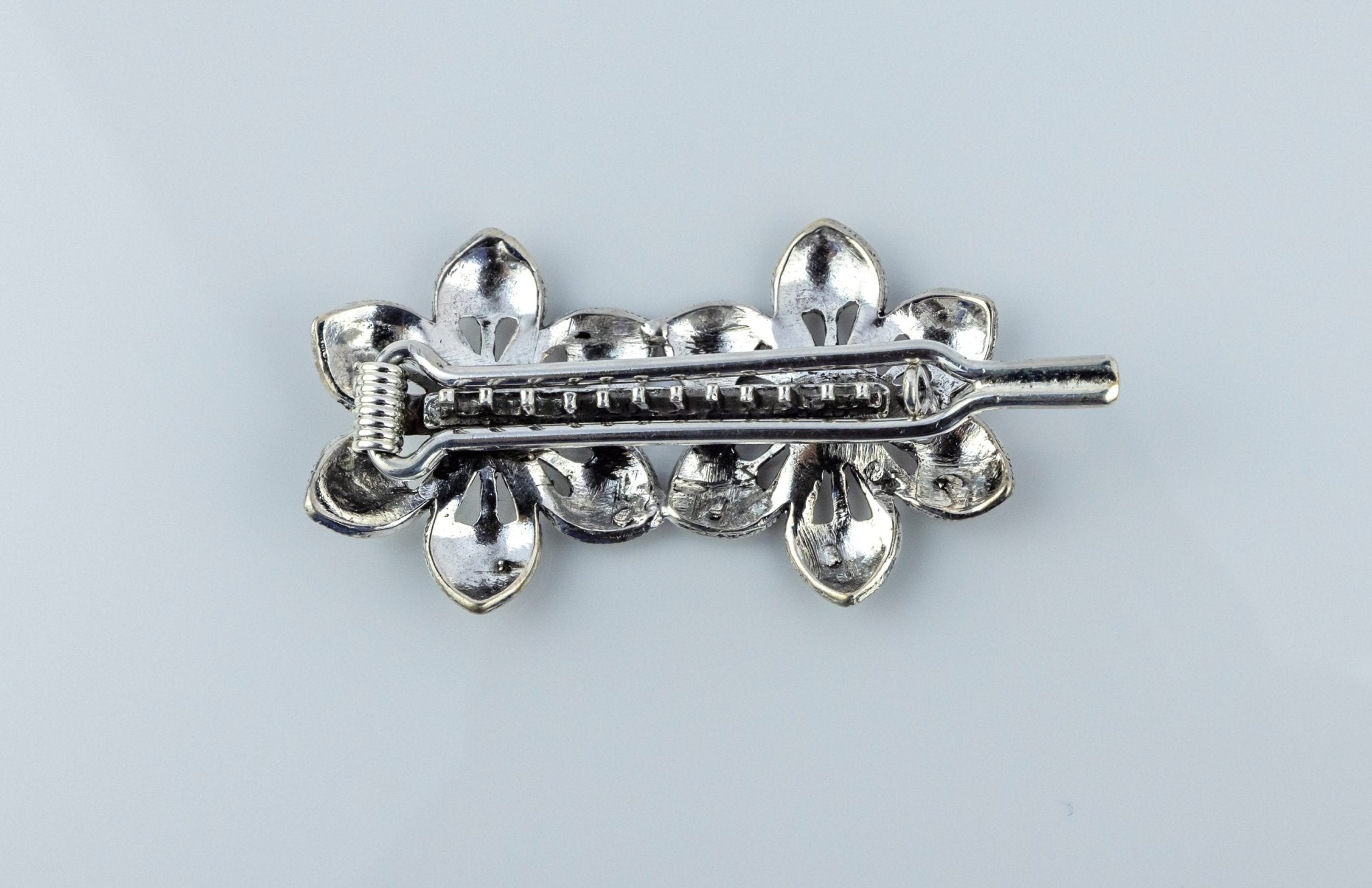 Openwork Double Flower Hair Clip - Miraura Jewels