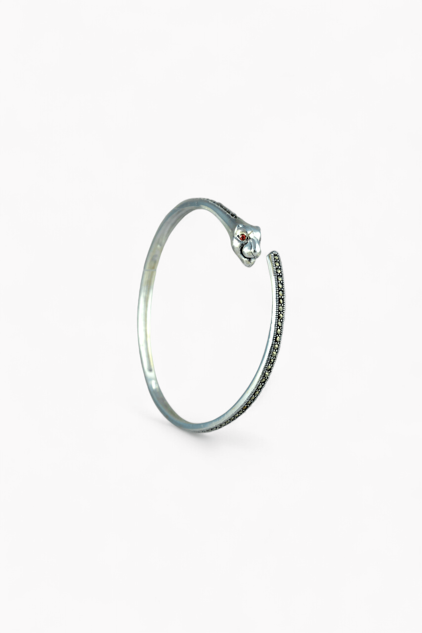 Panther Head Cuff Bangle - Miraura Jewels