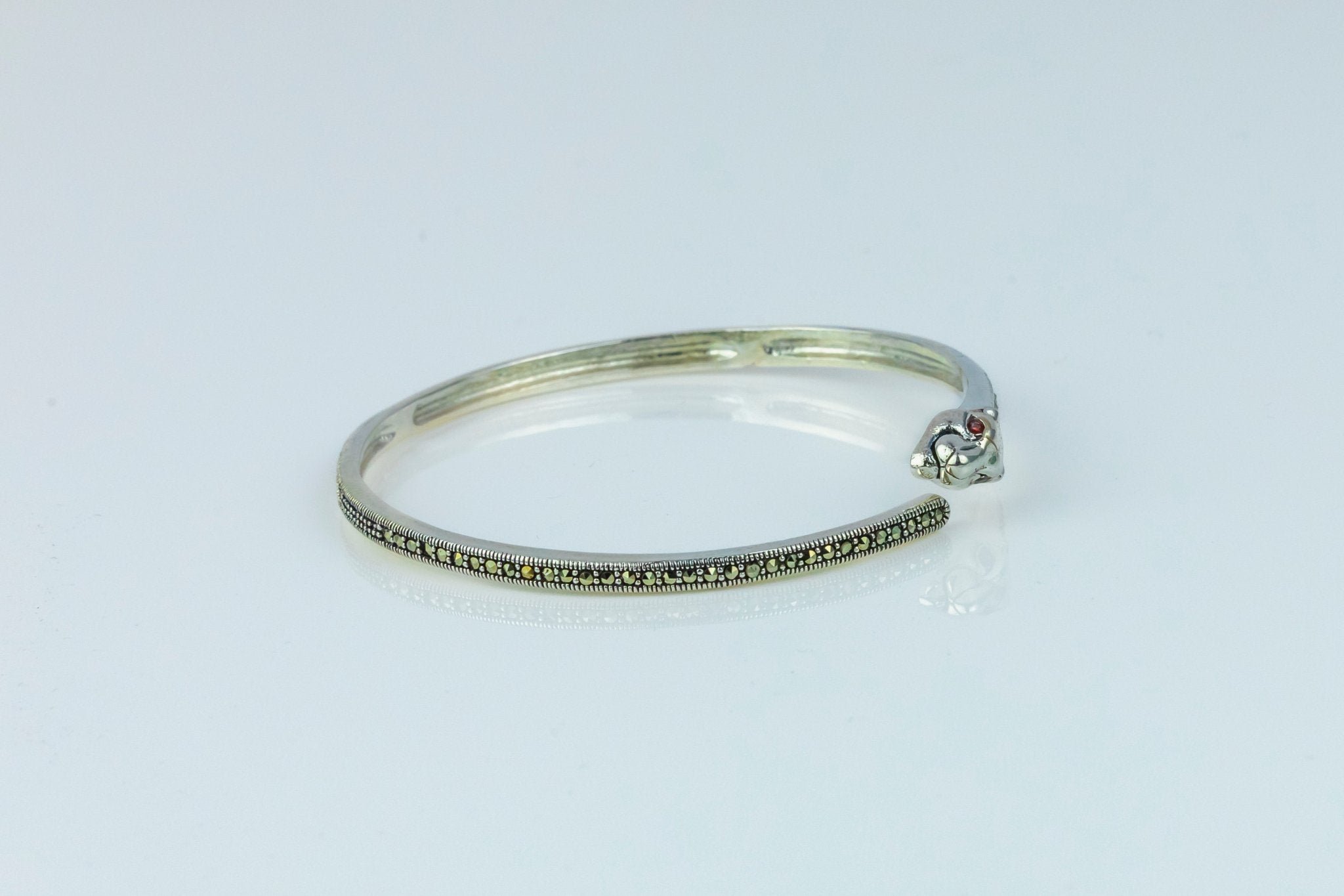 Panther Head Cuff Bangle - Miraura Jewels