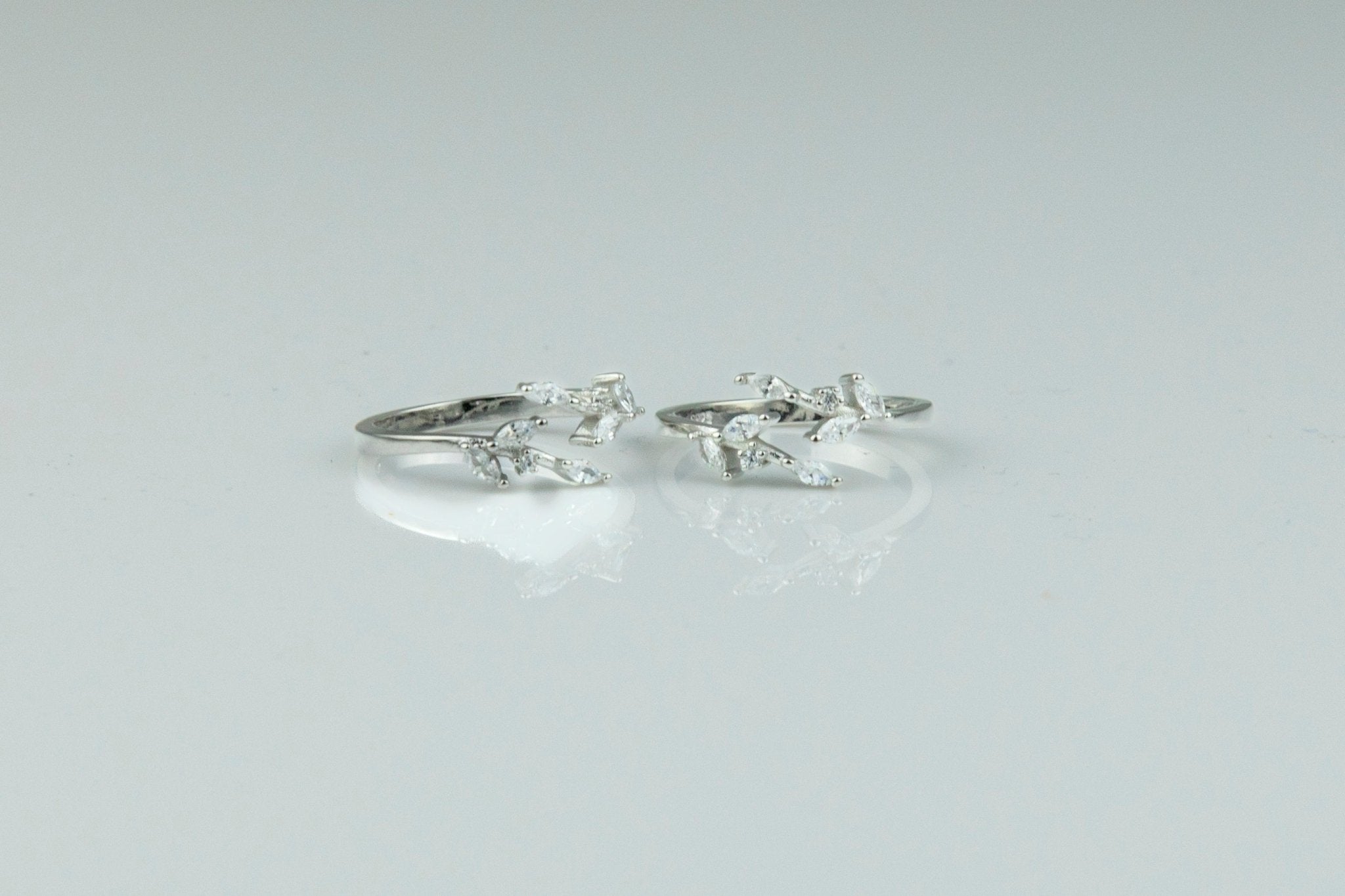 Pave Cluster Foot Rings - Miraura Jewels