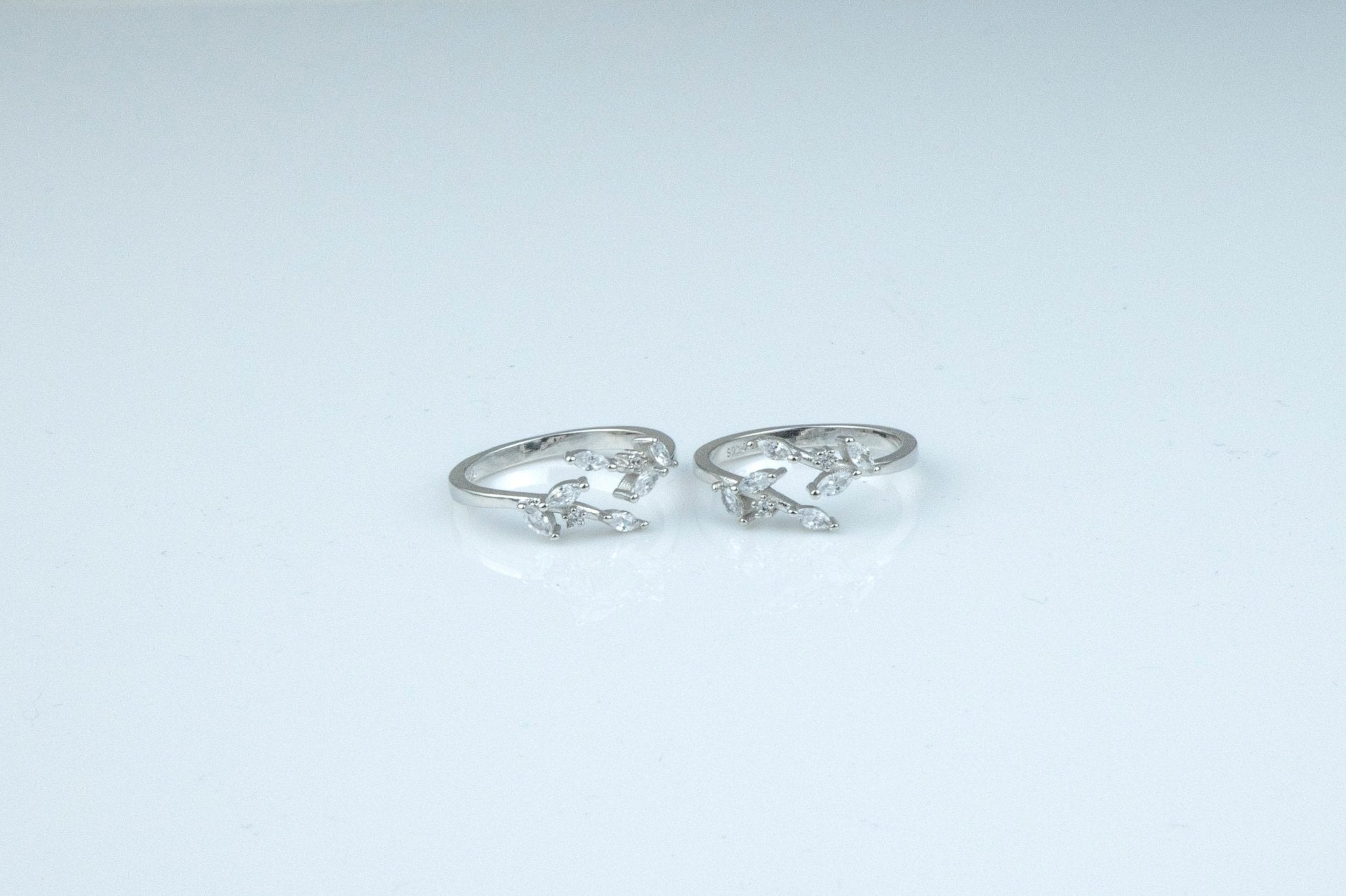 Pave Cluster Foot Rings - Miraura Jewels