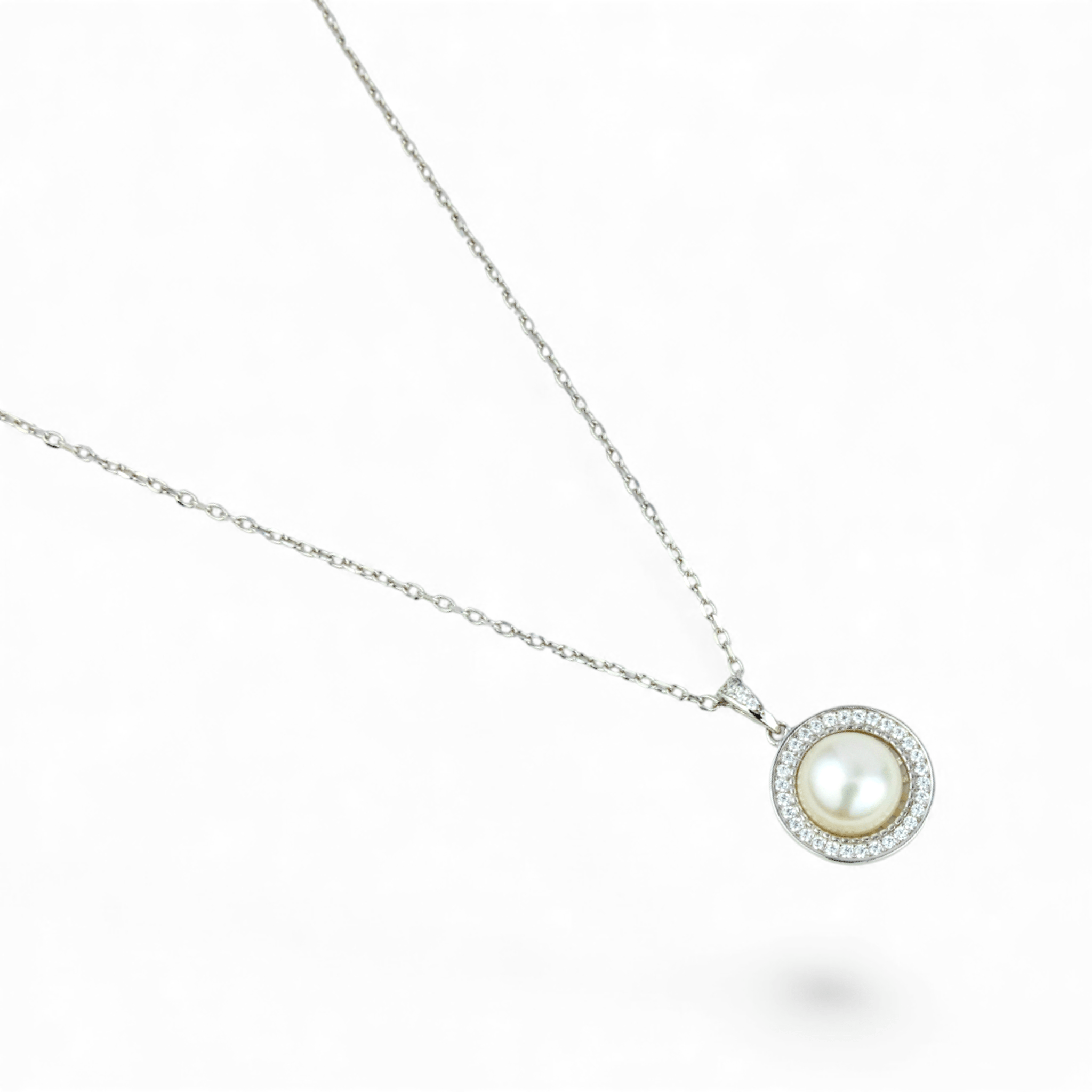Pearl Halo Pendant - Miraura Jewels