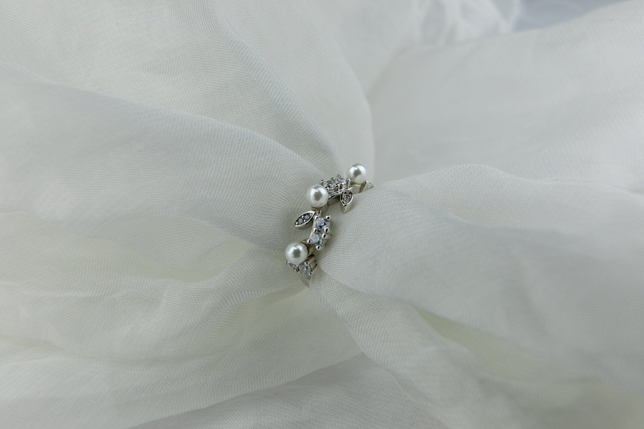 Pearl & Marquise Vine Ring - Miraura Jewels