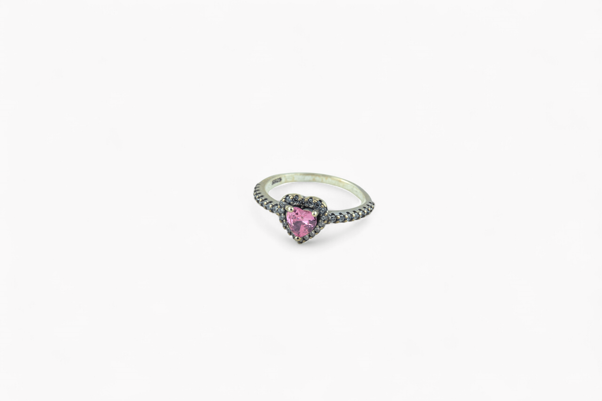 Pink Heart Promise Ring - Miraura Jewels