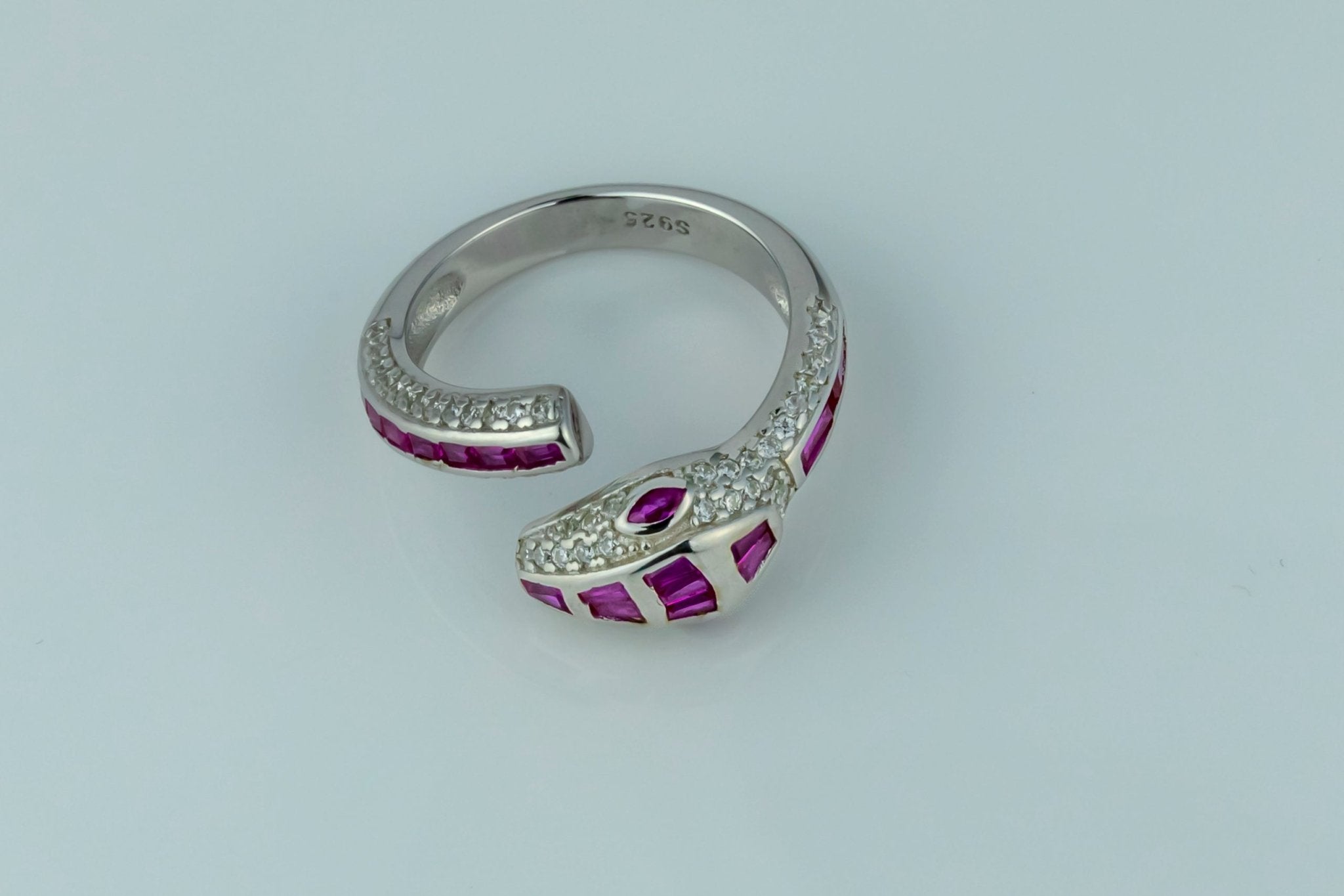 Pink Serpent Ring - Miraura Jewels