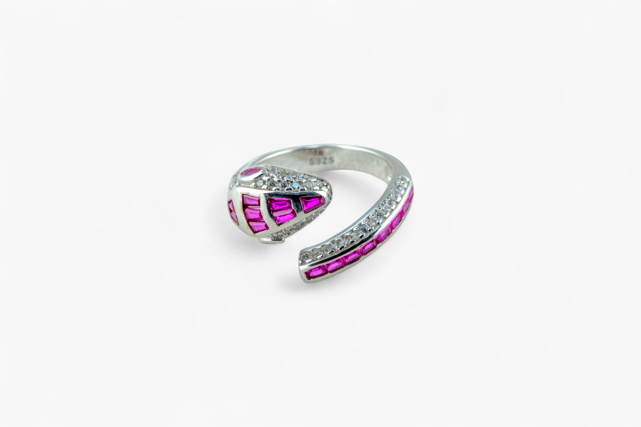 Pink Serpent Ring - Miraura Jewels