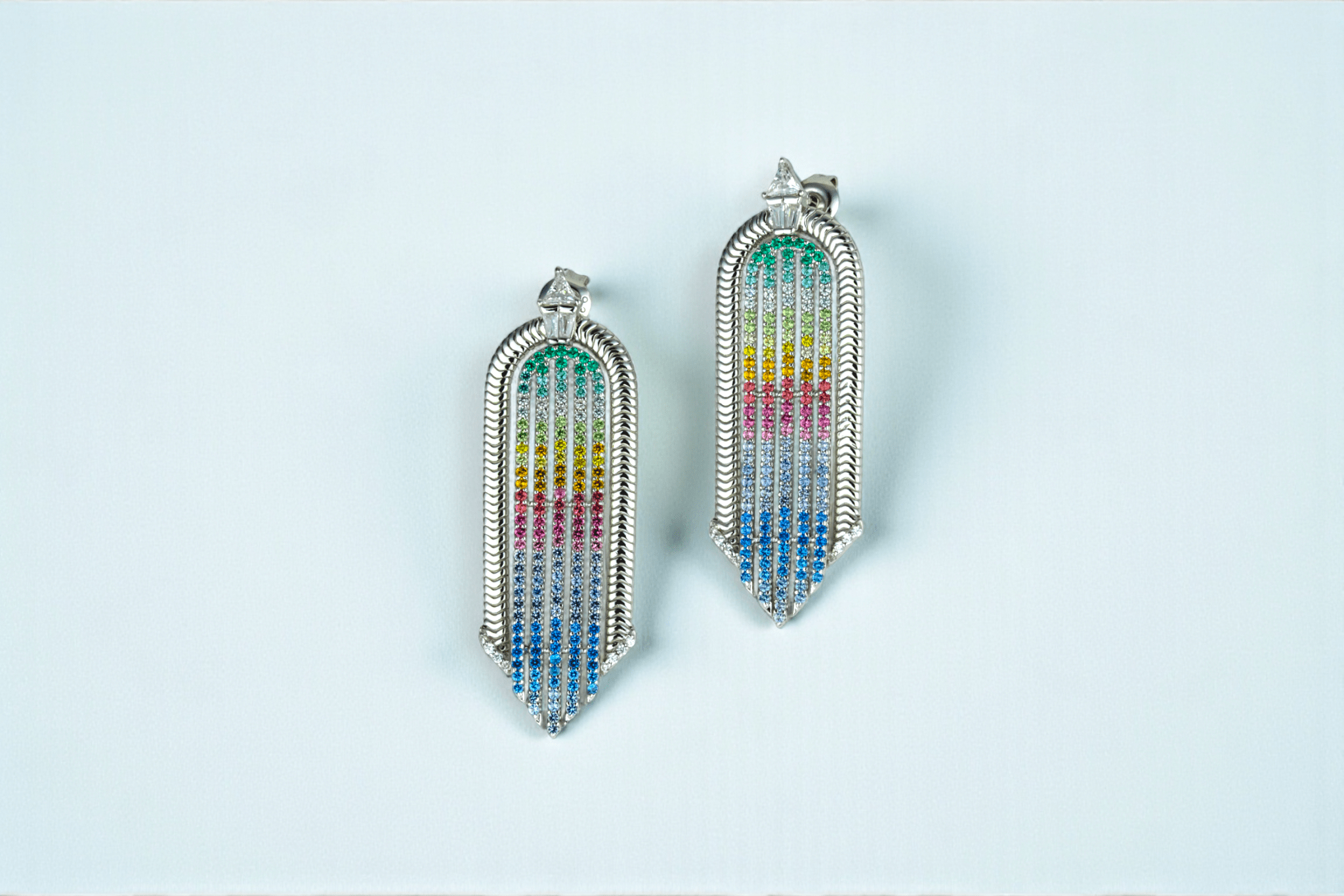 Rainbow Arch Earrings - Miraura Jewels