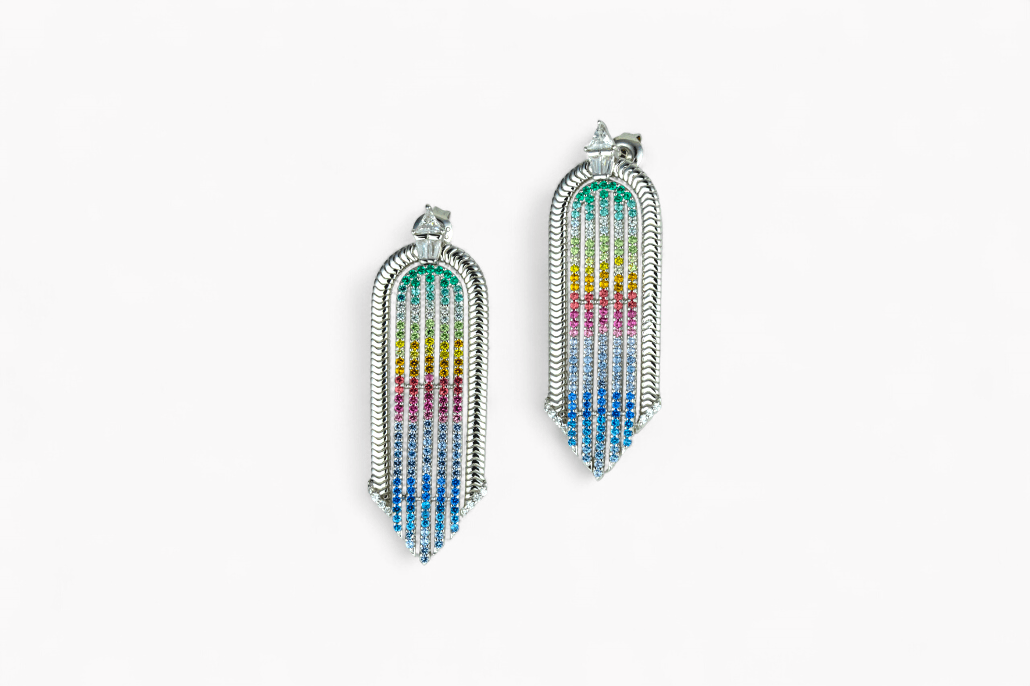 Rainbow Arch Earrings - Miraura Jewels
