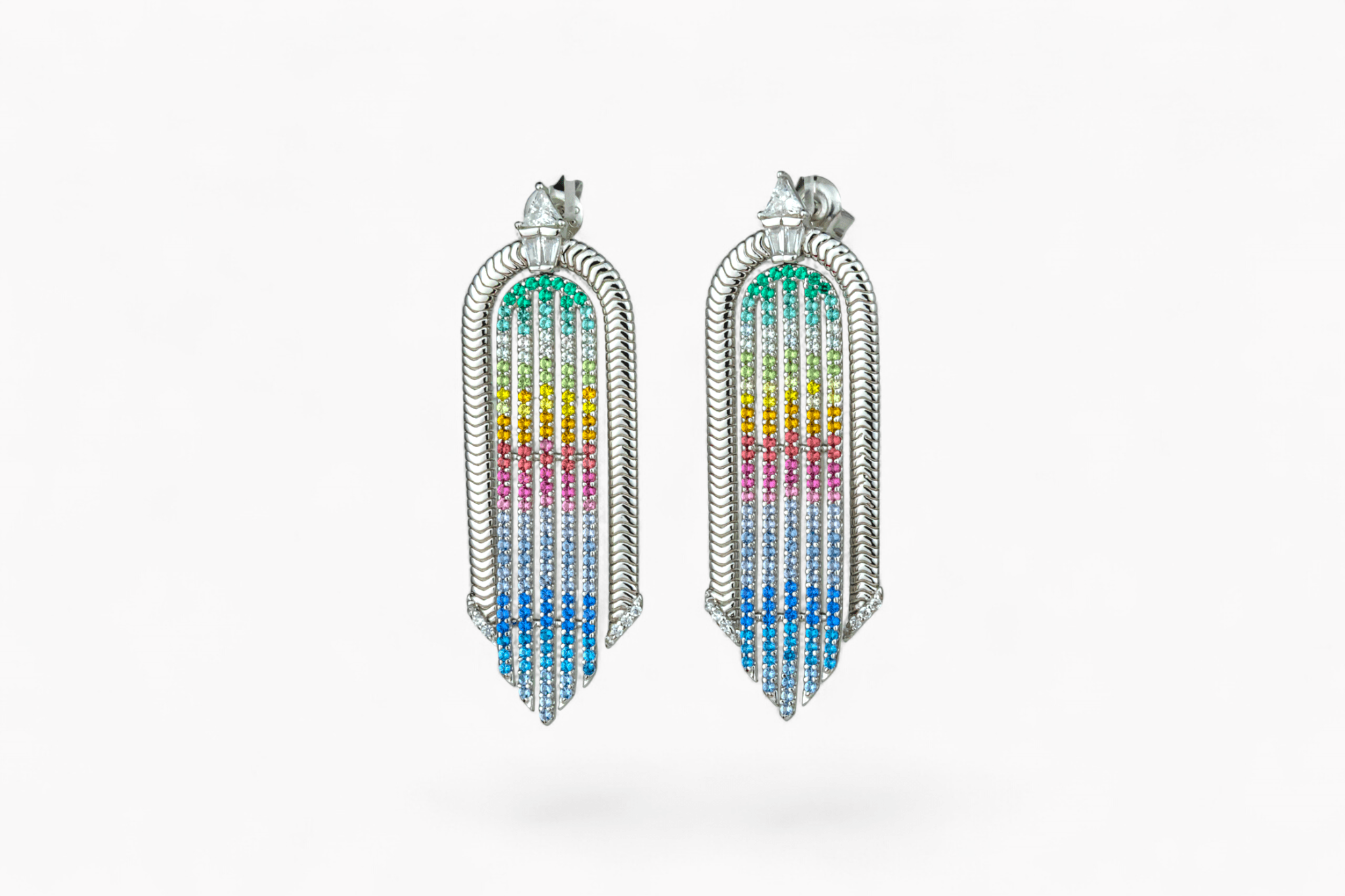 Rainbow Arch Earrings - Miraura Jewels