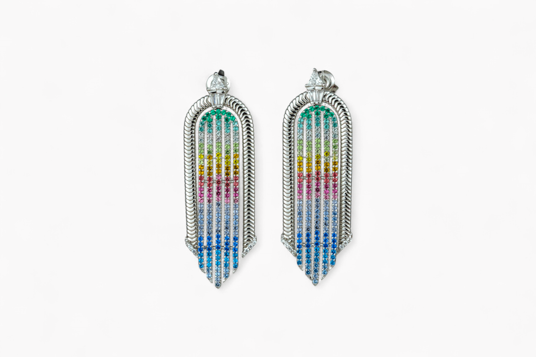 Rainbow Arch Earrings - Miraura Jewels