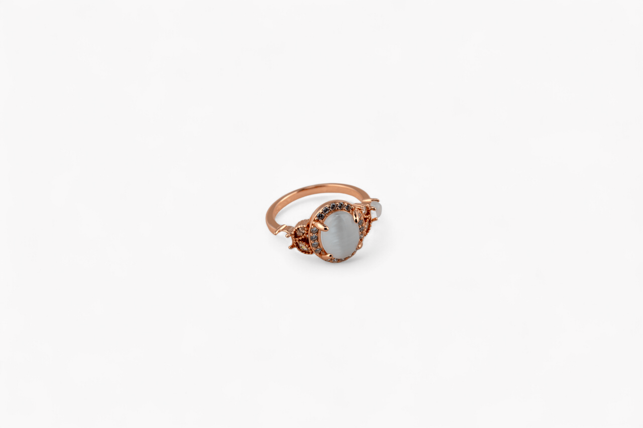 Rose Gold Moonstone Ring - Miraura Jewels