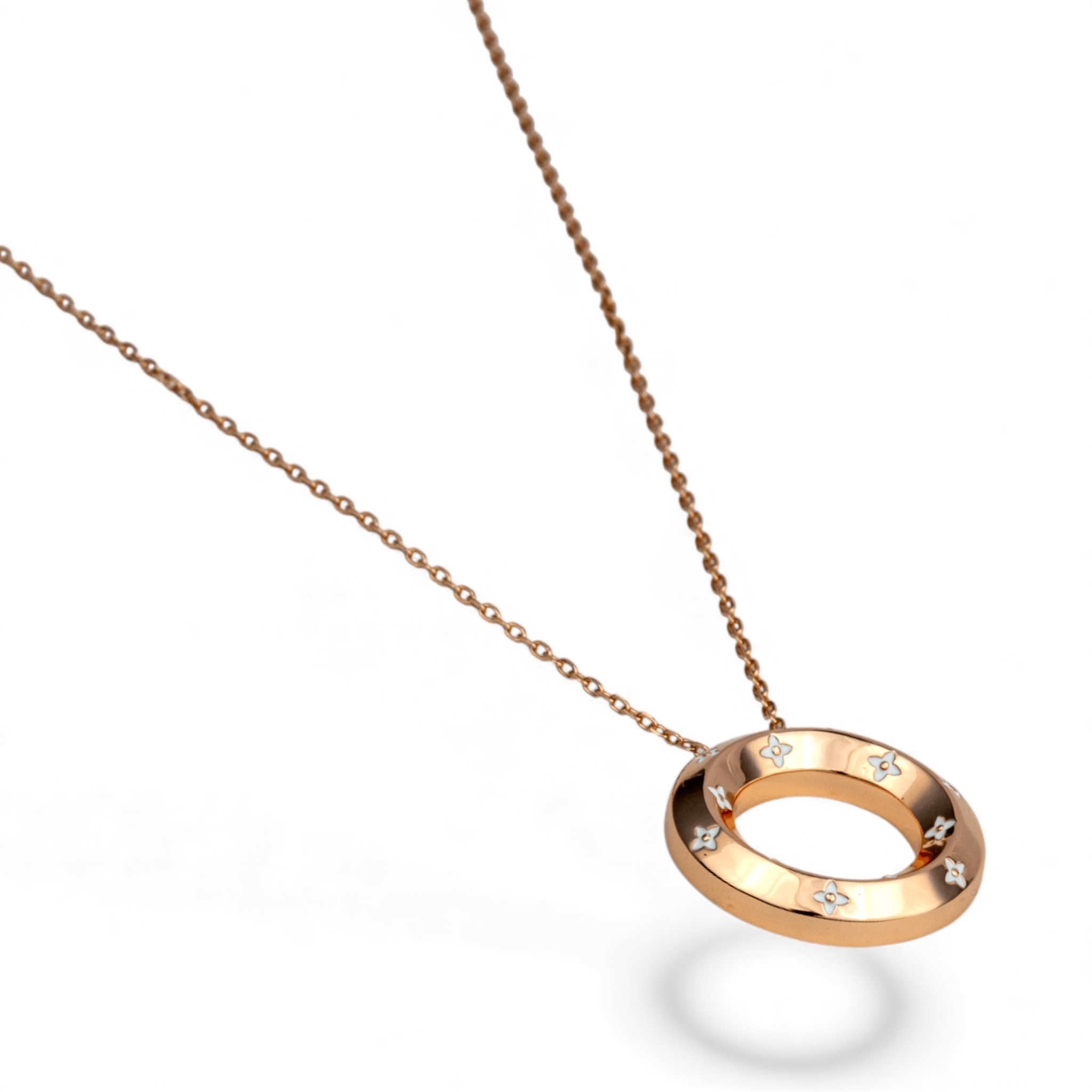 Rose Gold Segment Pendant - Miraura Jewels
