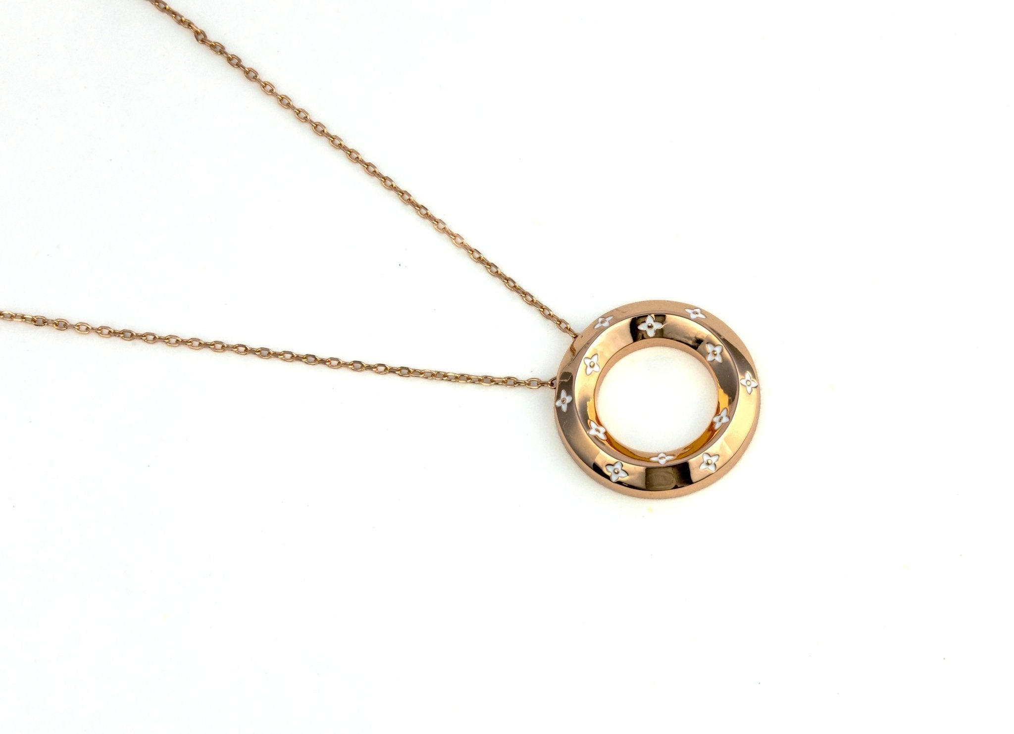 Rose Gold Segment Pendant - Miraura Jewels