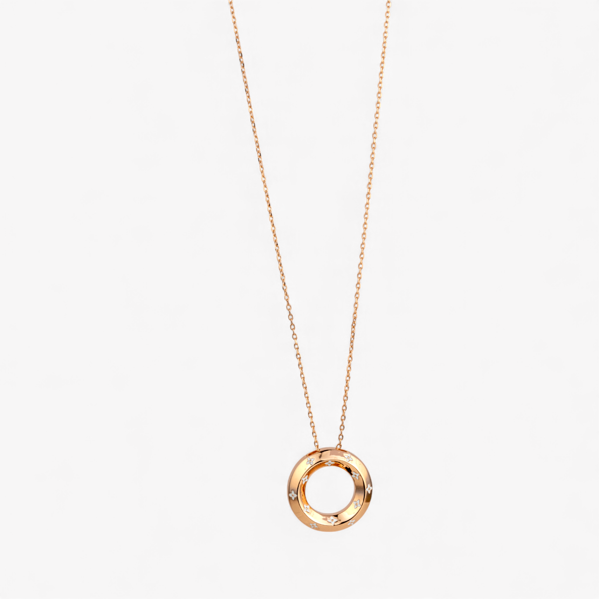 Rose Gold Segment Pendant - Miraura Jewels