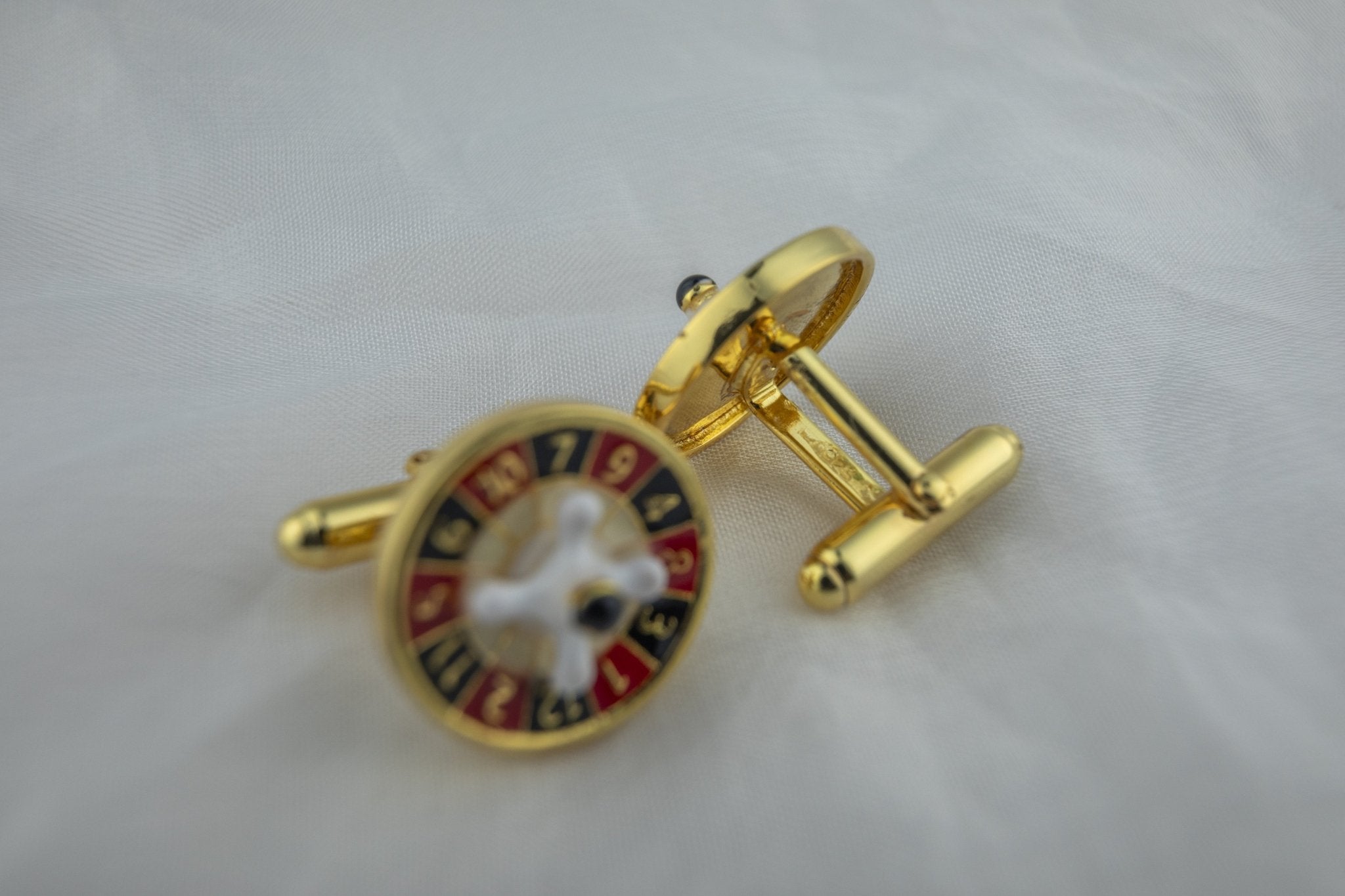 Roulette Wheel Cufflinks. - Miraura Jewels