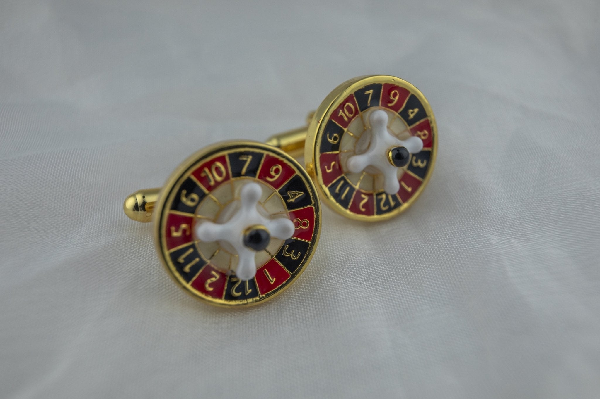 Roulette Wheel Cufflinks. - Miraura Jewels