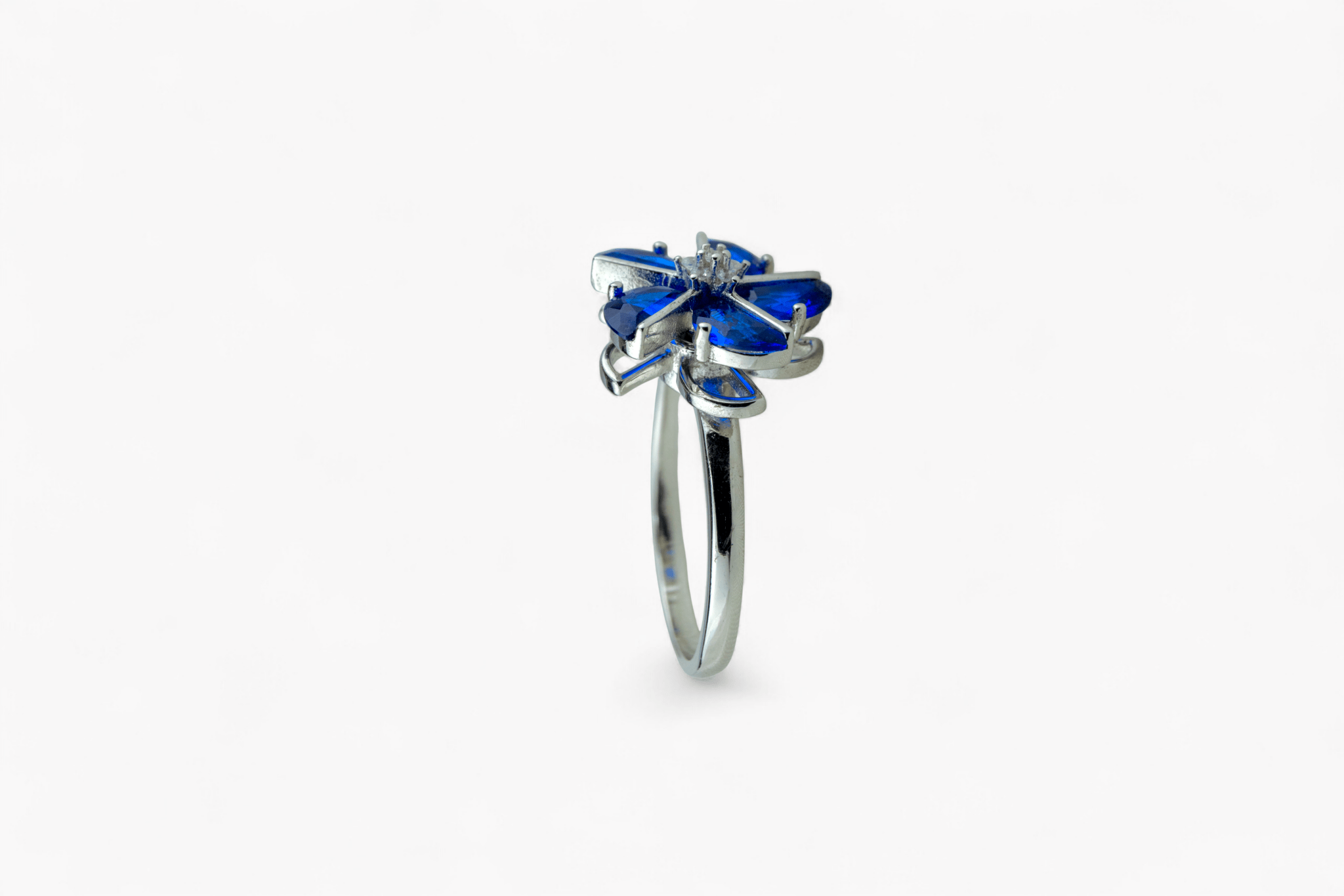 Sapphire - Blue Blossom Ring - Miraura Jewels