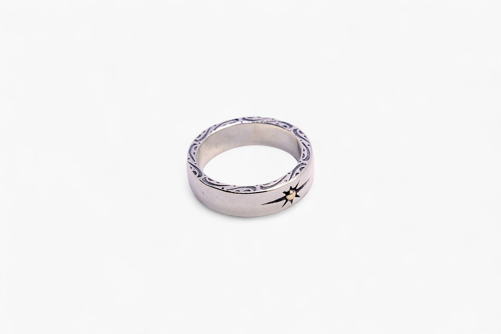 Silver & Gold Sun Ring - Miraura Jewels