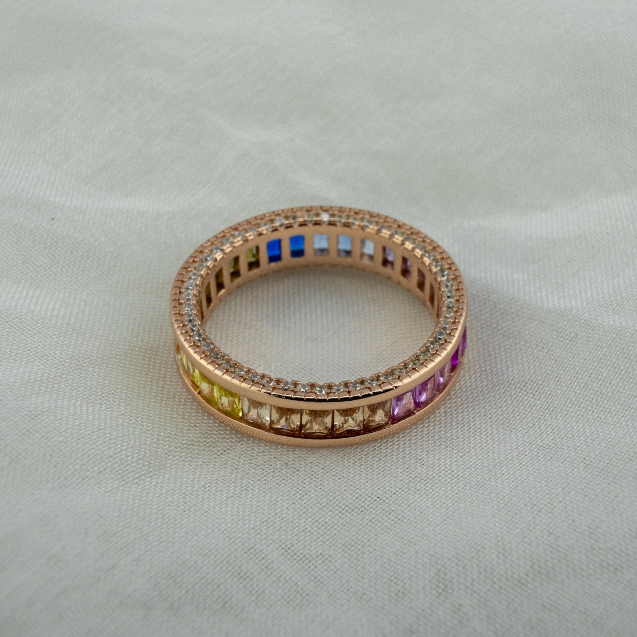 Sunset Ombré Eternity Ring - Miraura Jewels