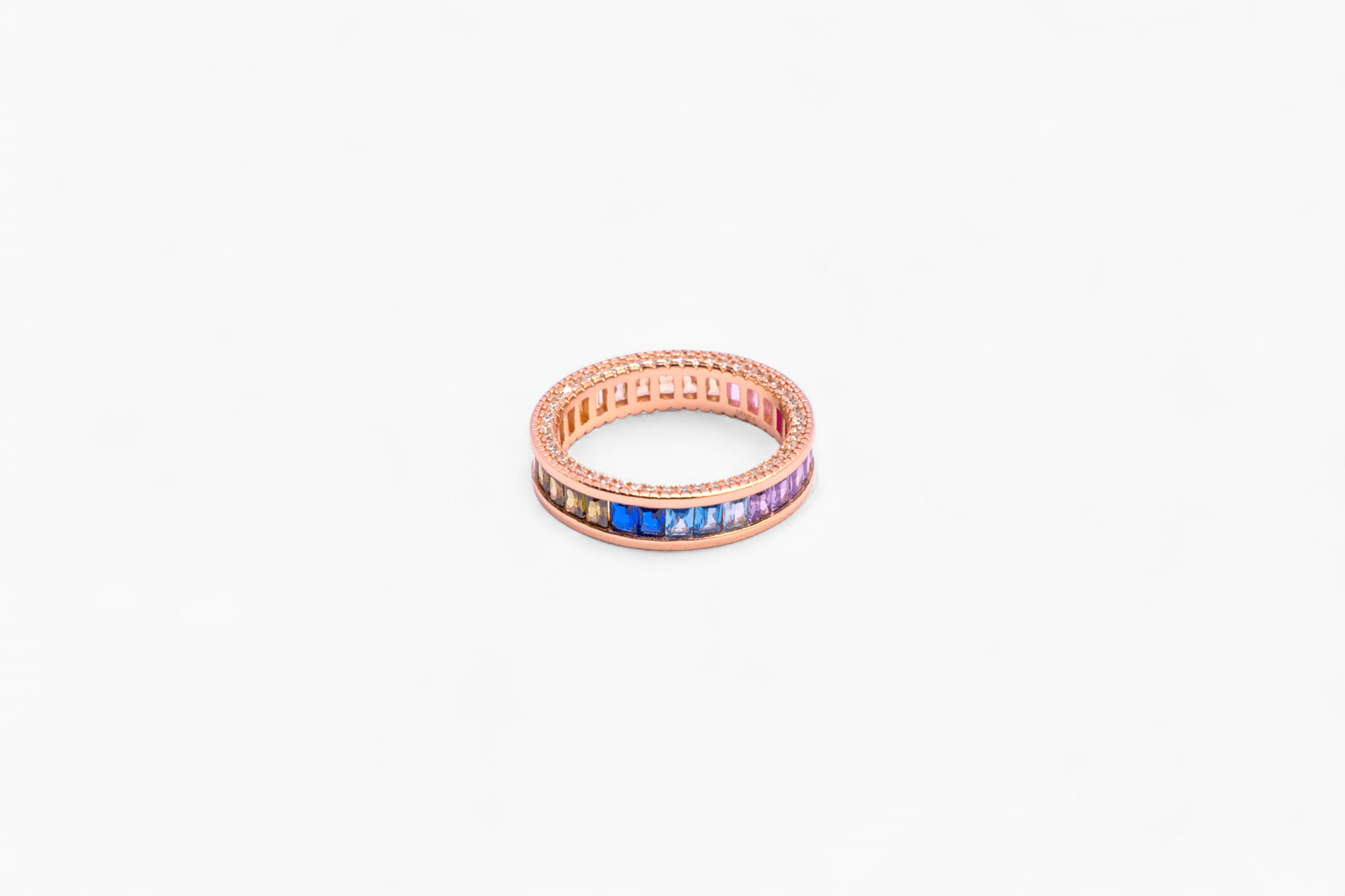 Sunset Ombré Eternity Ring - Miraura Jewels