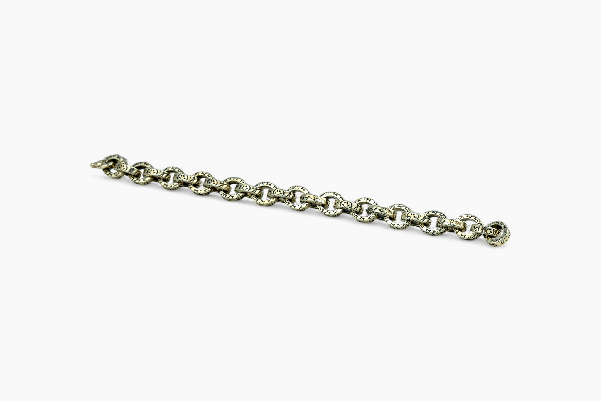 Textured Rolo Link Bracelet - Miraura Jewels