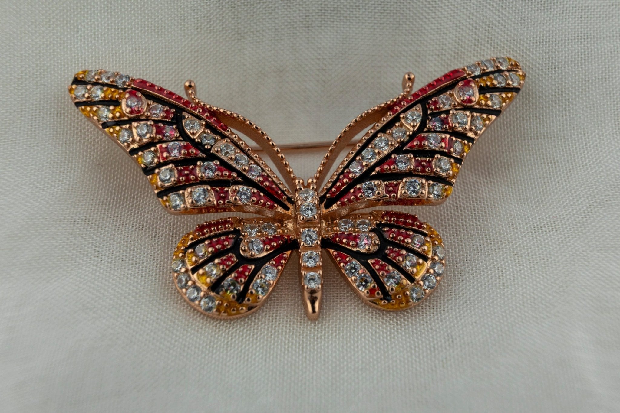 The Agni Titli Brooch - Miraura Jewels