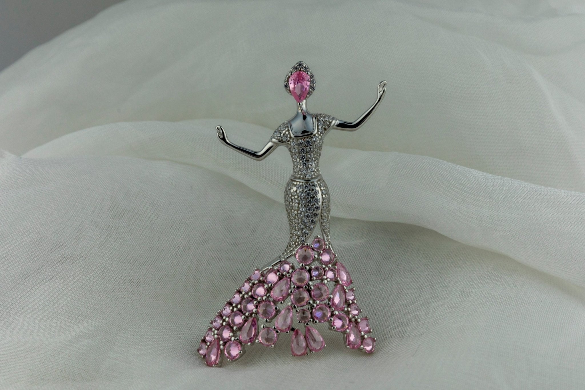 The Apsara Brooch - Miraura Jewels