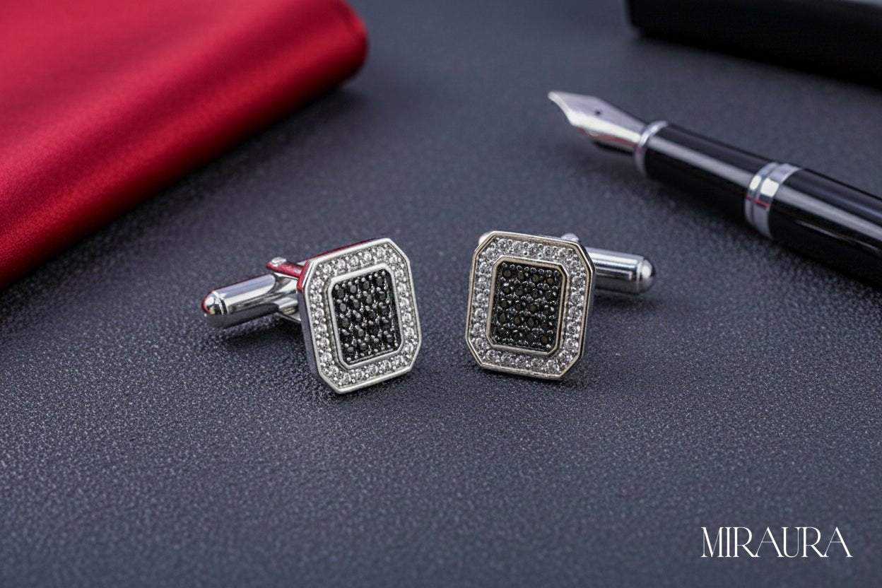 The Grid cufflink - Miraura Jewels