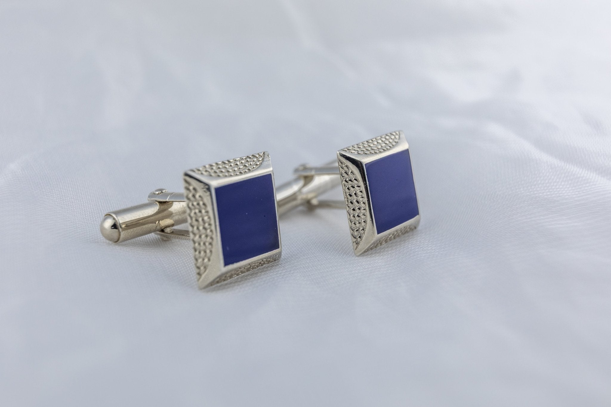 the jaipur blue cufflink - Miraura Jewels