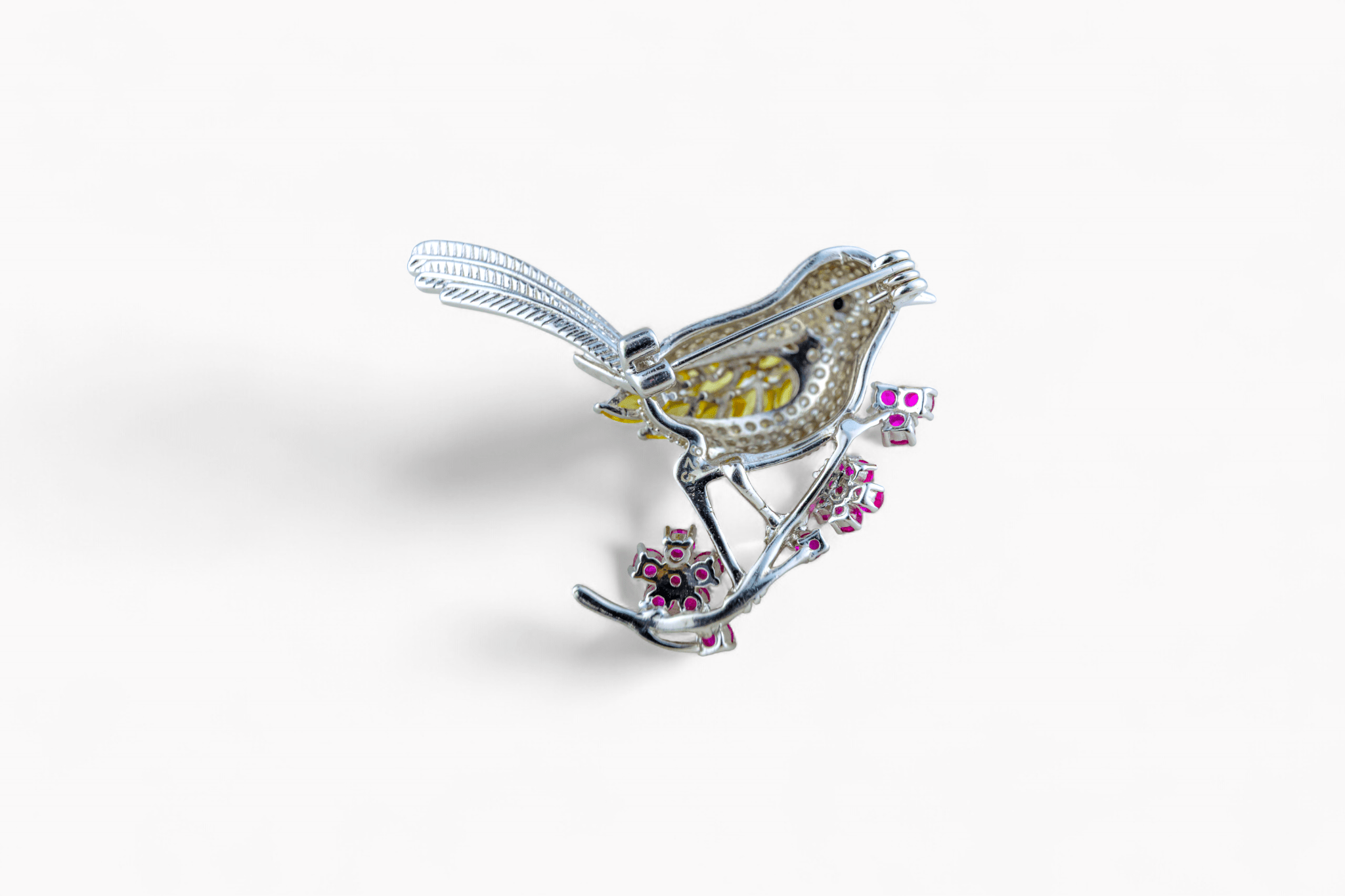 The Jeweled Perched Brooch - Miraura Jewels