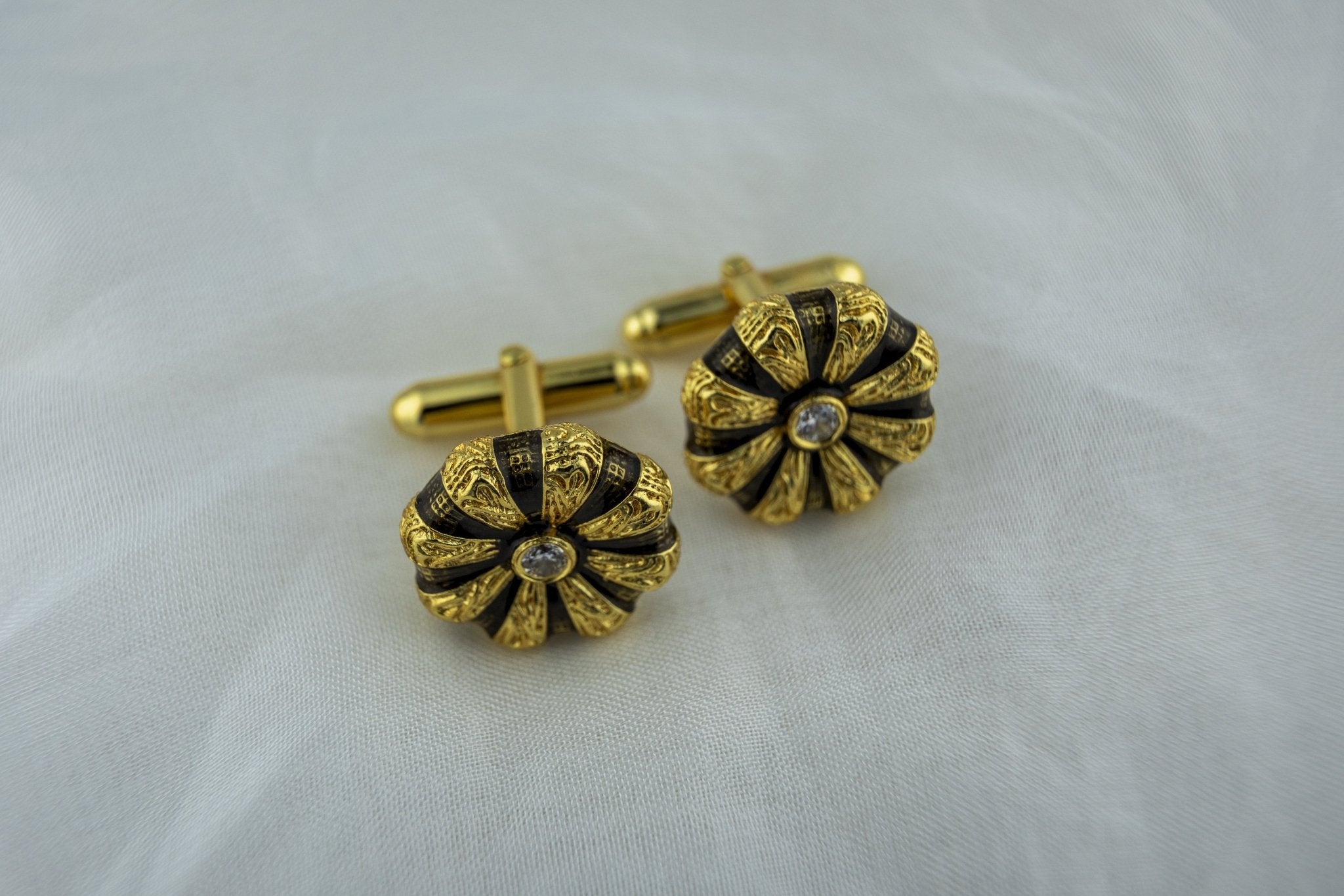The Pushpa cufflink - Miraura Jewels