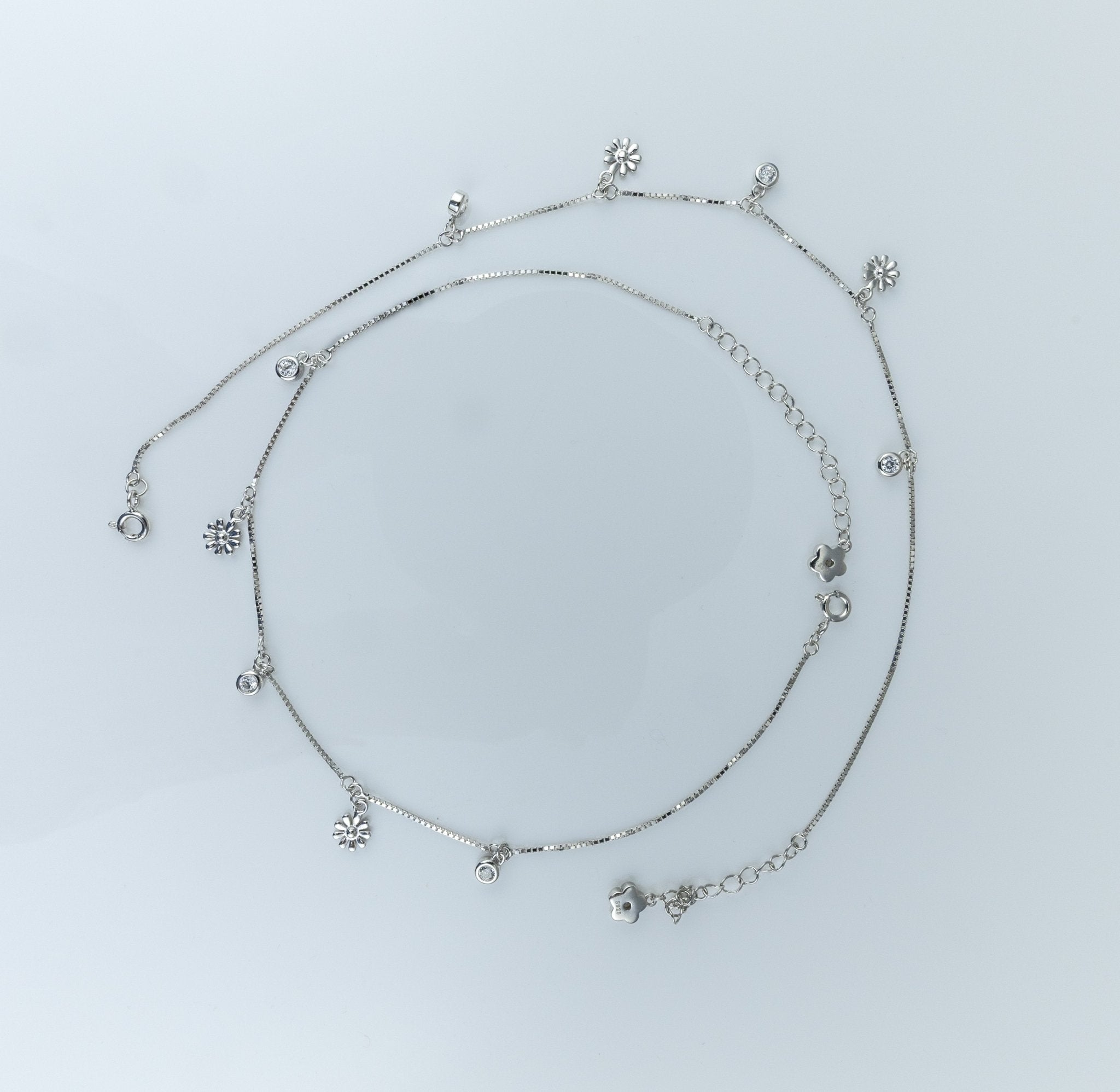 Tiny Dot Anklets (Pair) - Miraura Jewels