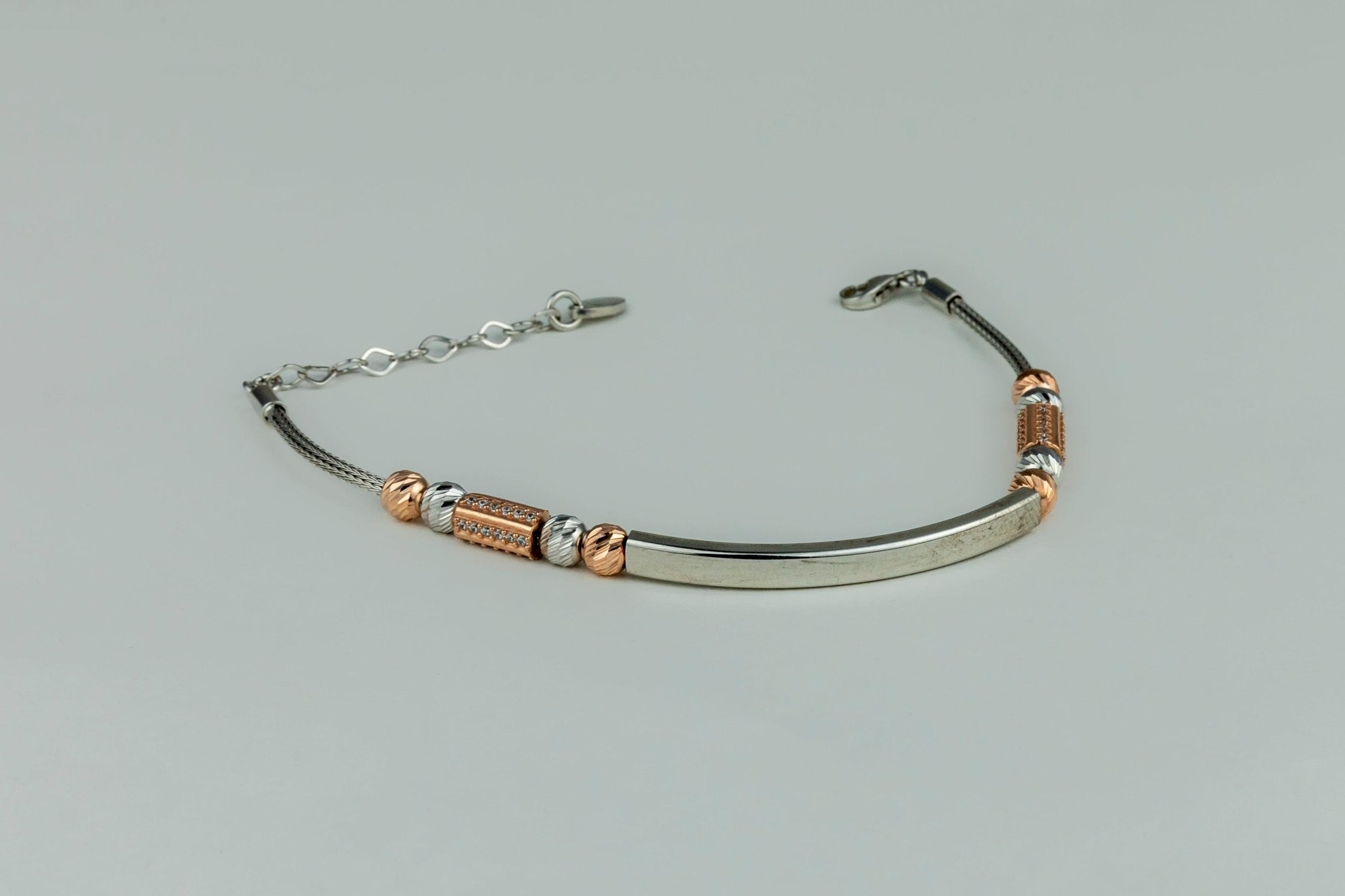 Tube and Bead Bracelet - Miraura Jewels