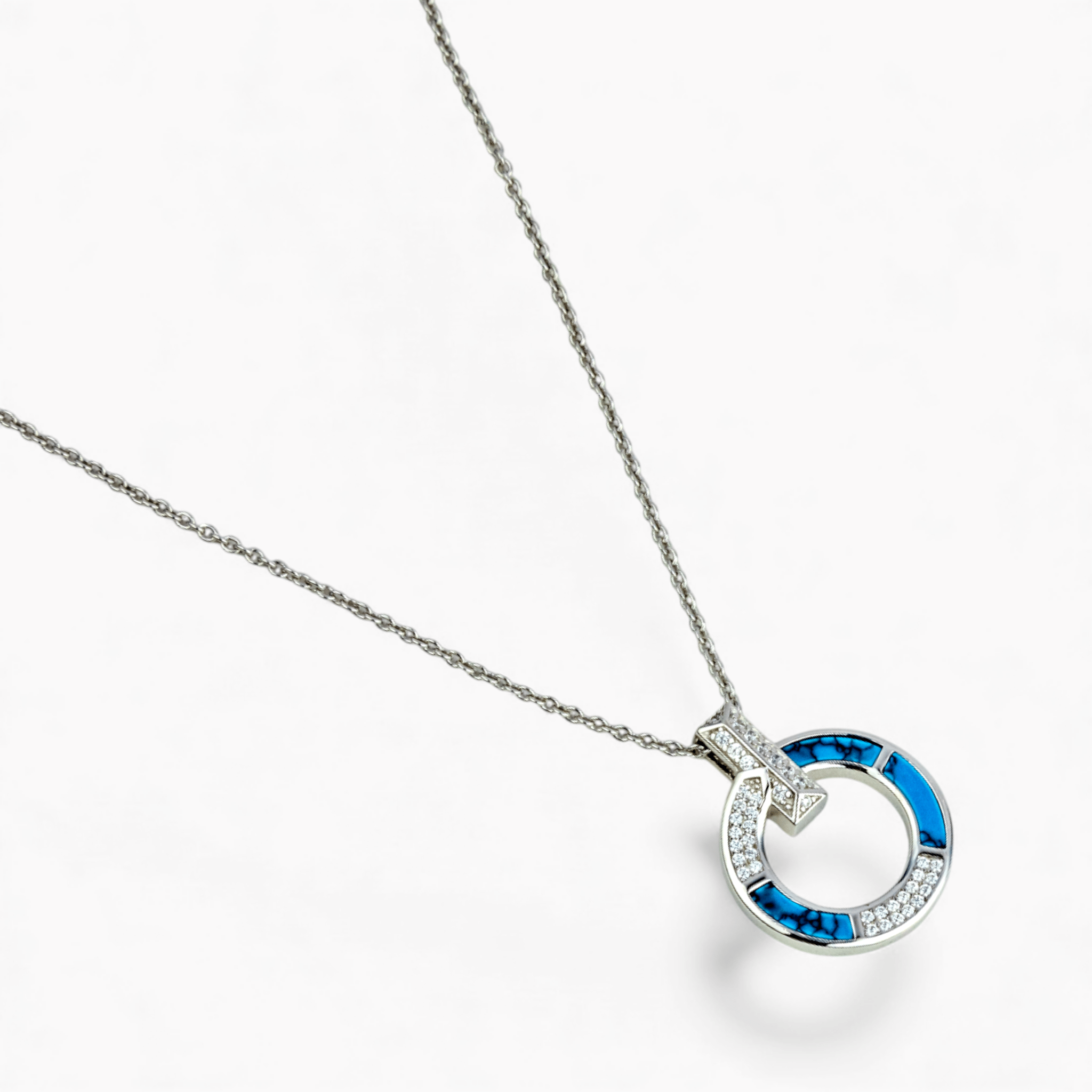 Turquoise Segment Pendant - Miraura Jewels
